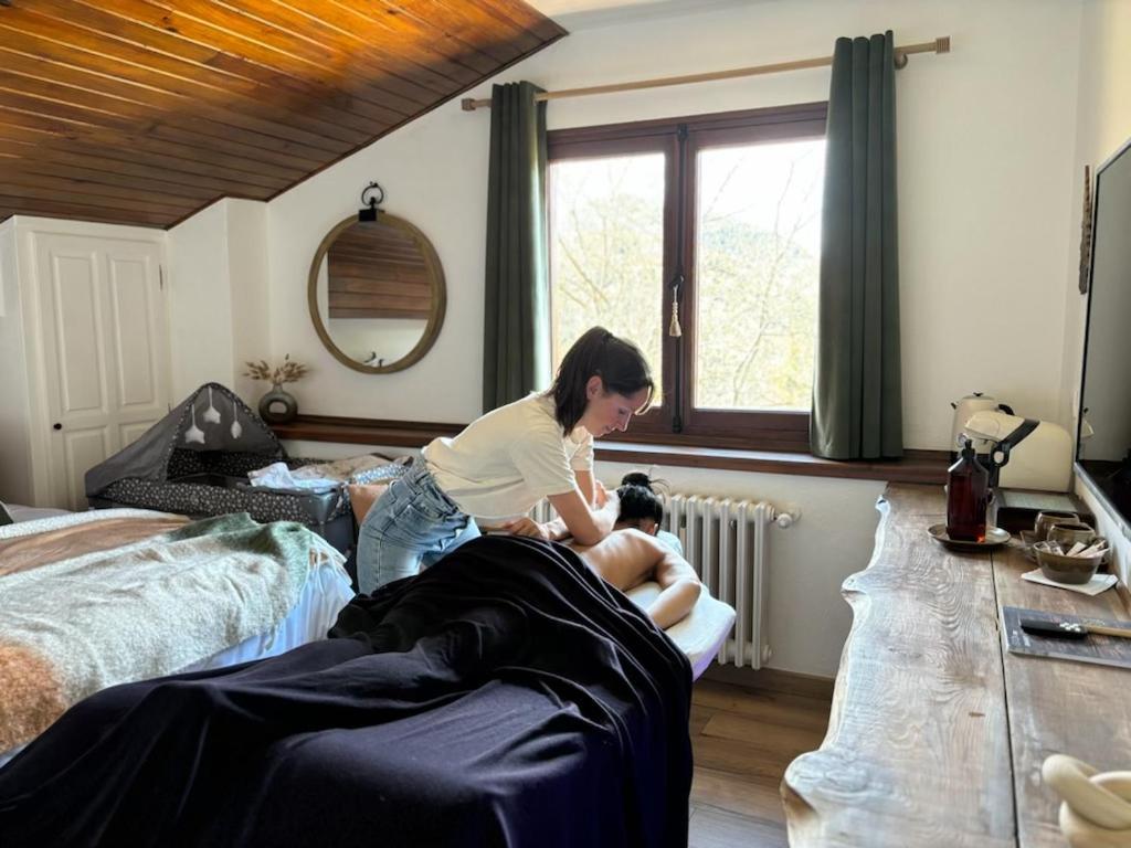 Chalet Le Tilleul วาลเดอบลอร์ ภายนอก รูปภาพ